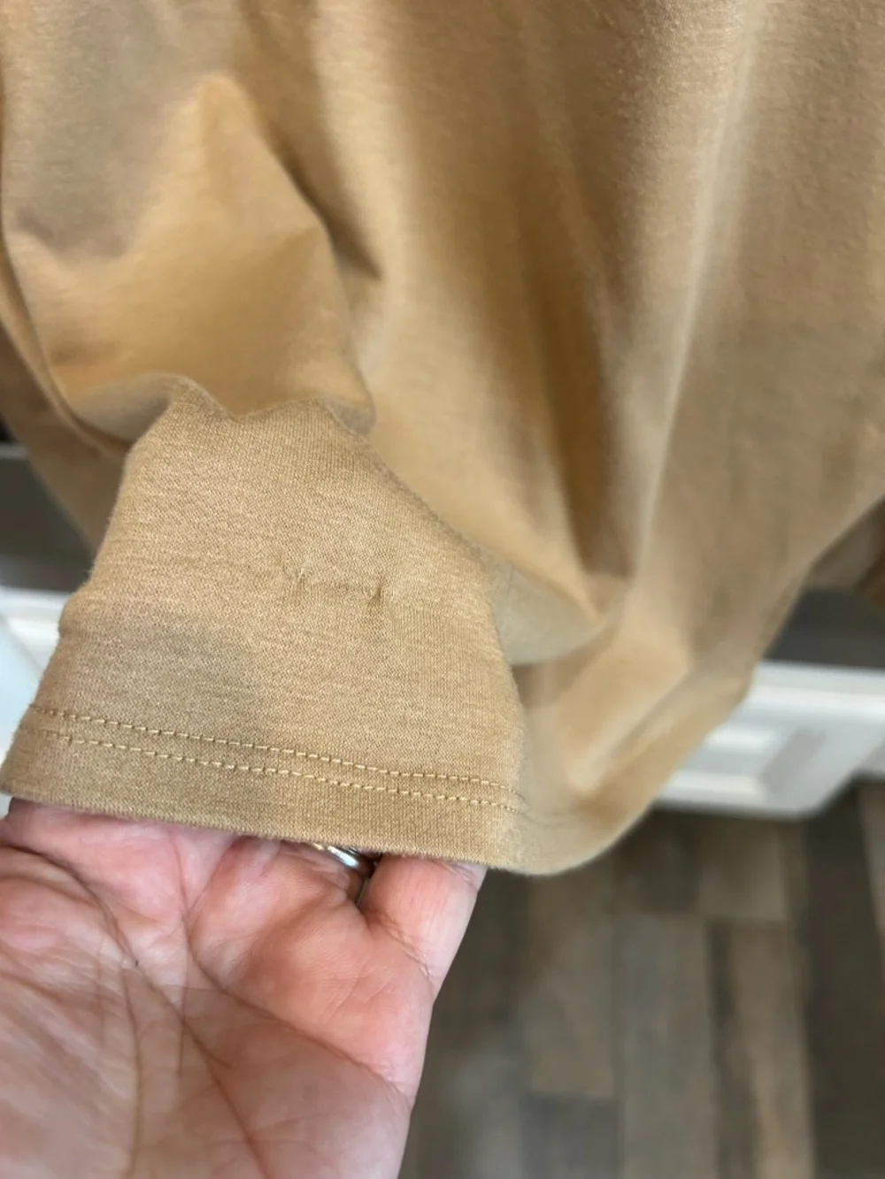 Cyrus Open-Front Cardigan in Camel size L slight wear small snag GUC - Picture 4 of 6